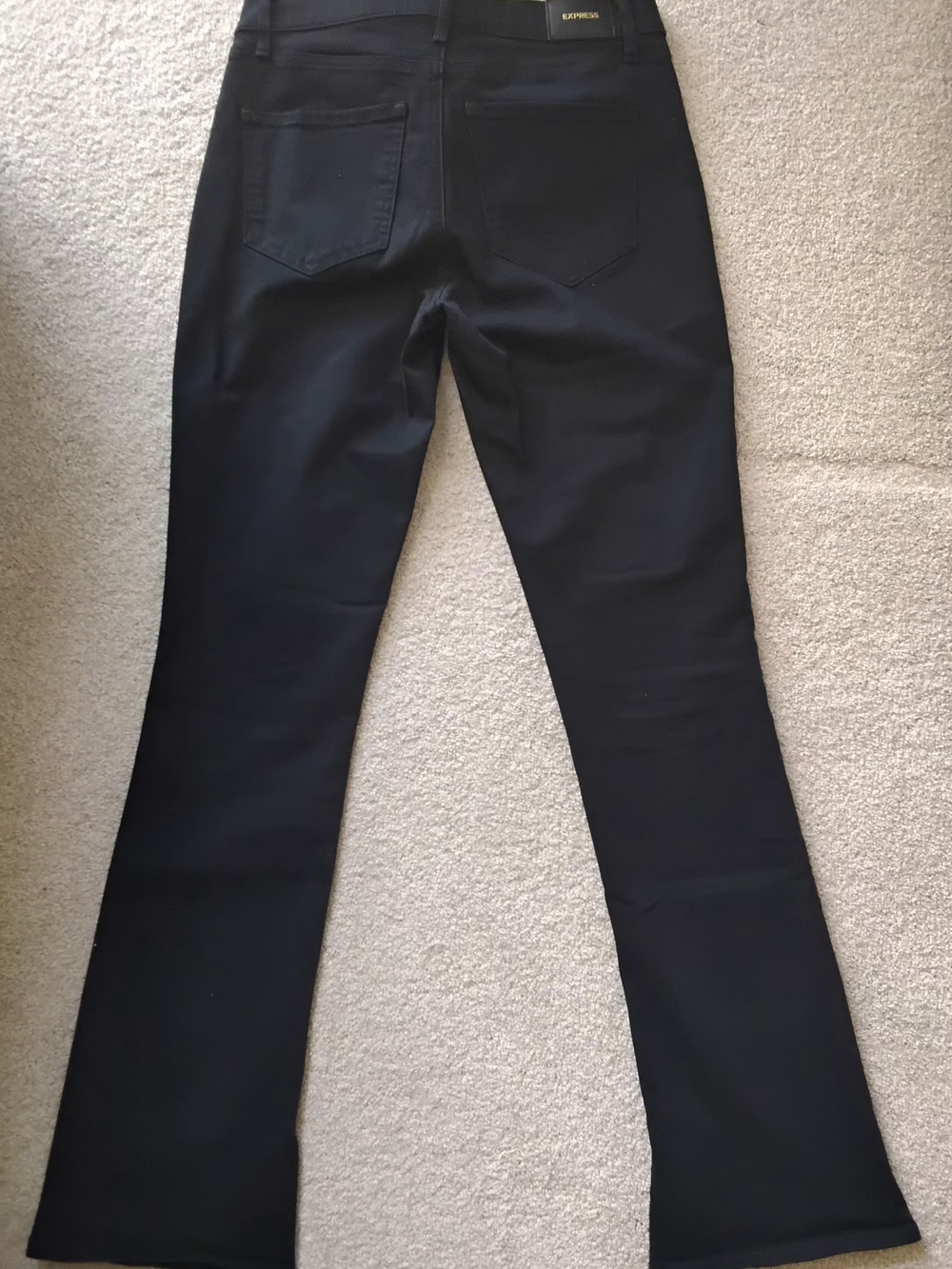 Express Mid Rise Skyscraper Jeans, Black, 8R - Picture 6 of 8